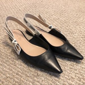 J'ADIOR LEATHER BALLET FLAT